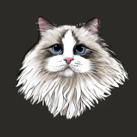 Ragdoll Face Cat Heavy Core Tee | Teevron