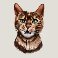 Bengal Cat Face Heavy Core Tee | Teevron