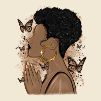 Black Woman Praying Premium Tee | Teevron
