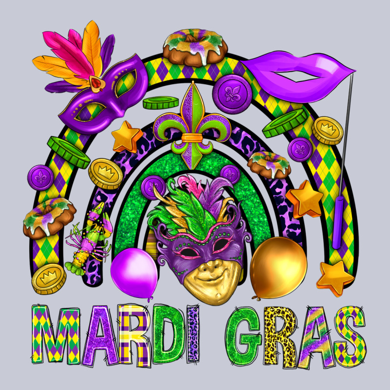 Mardi Gras Rainbow Heavyweight Hoodie by BundleAndBundleShop | Teevron