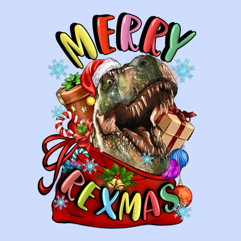 T Rex Merry Rexmas Urban Heavy Tee by LillyAllenDesigns | Teevron
