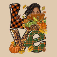 Love Fall With Afro Woman Heavyweight Sweatshirt | Teevron