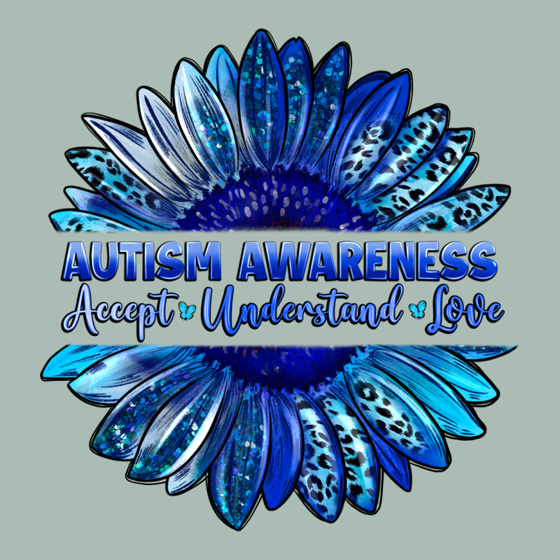 Autism Awareness Accept Understand Love Blue Classic Tee by LillyAllenDesigns | Teevron