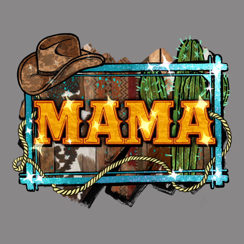 Mama Cowboy Western Font Cactuslove Mom Vintage Tee by LillyAllenDesigns | Teevron