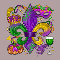 Mardi Gras Fleur De Lis Vintage Hoodie | Teevron