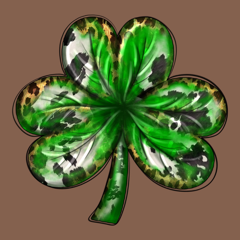 Shamrock With Leopard And Cowhide St. Patricks Day Zipper Hoodie by HowdyJamesFarm | Teevron