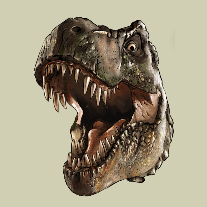 Tyrannosaurus T Rex Face Heavy Core Tee by LillyAllenDesigns | Teevron