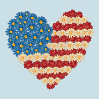 American Heart Flag Ladies Tee | Teevron