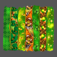 St. Patrick's Day Brushstrokes Zipper Hoodie | Teevron