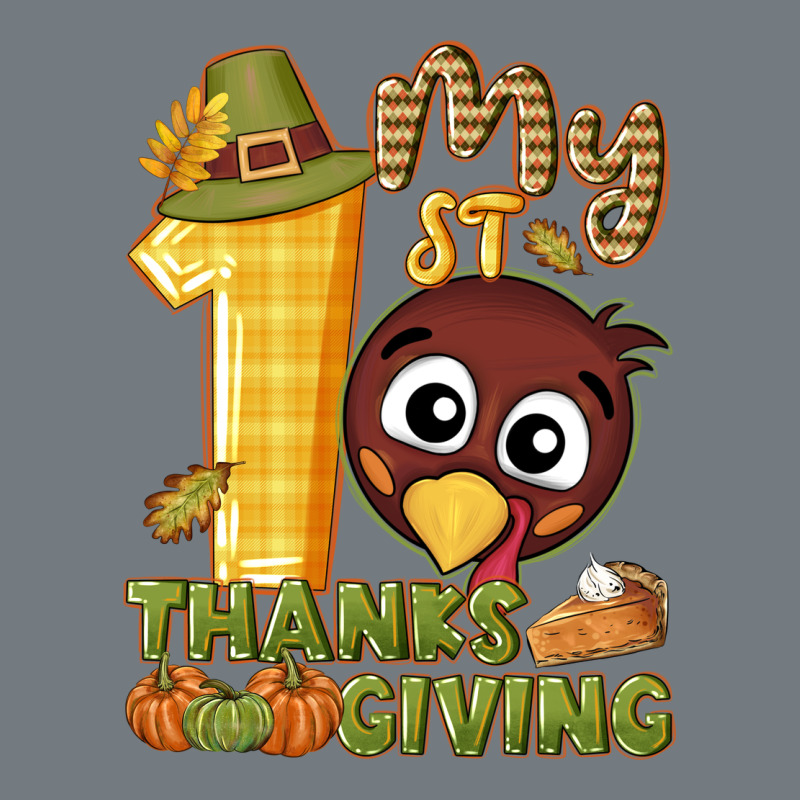 My 1st Thanksgiving With Turkey Heavyweight Sweatshirt by NancyCooperArtShop | Teevron