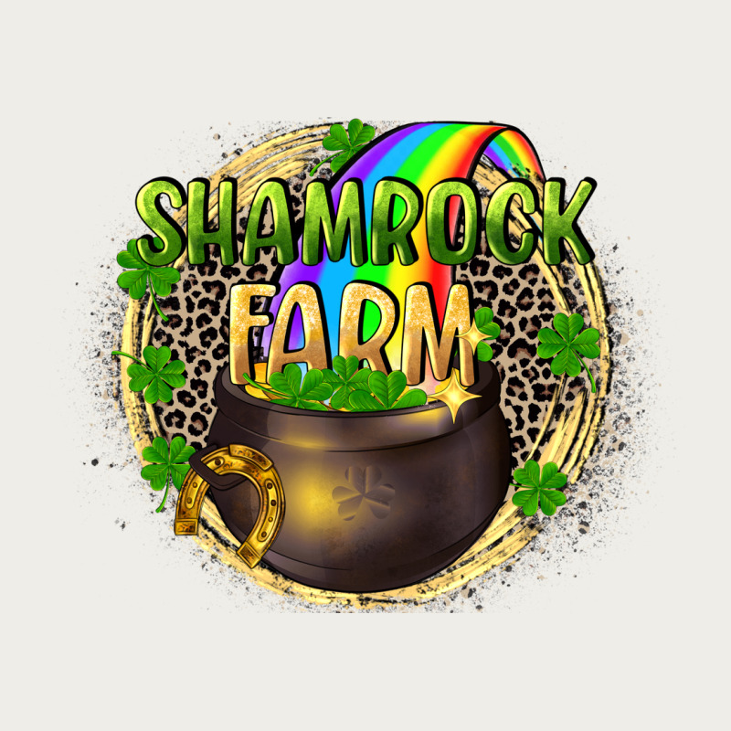 St. Patrick's Shamrock Farm Zipper Hoodie by CowGirlArtShop | Teevron