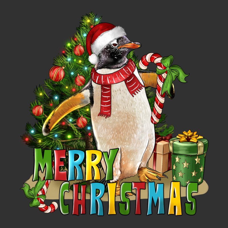 Merry Christmas Penguin Urban Heavy Tee by LillyAllenDesigns | Teevron