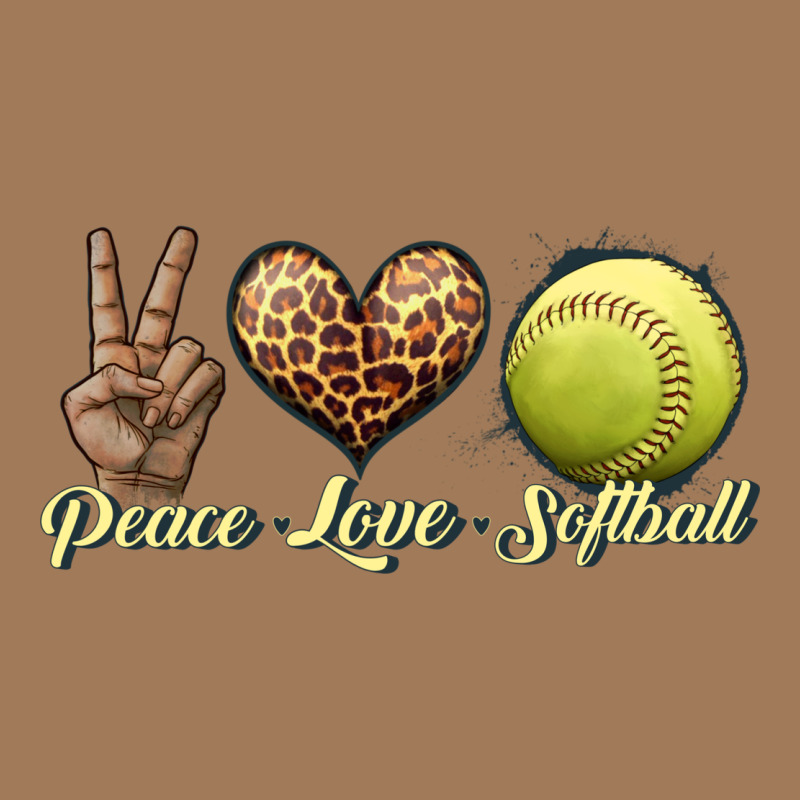 Peace Love Softball Classic Tee by JahusDesignShop | Teevron