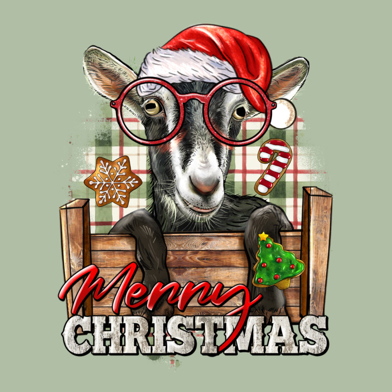 Merry Christmas Alpine Goat Urban Heavy Tee by LillyAllenDesigns | Teevron