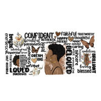 Black Woman Confident Premium Tee | Teevron
