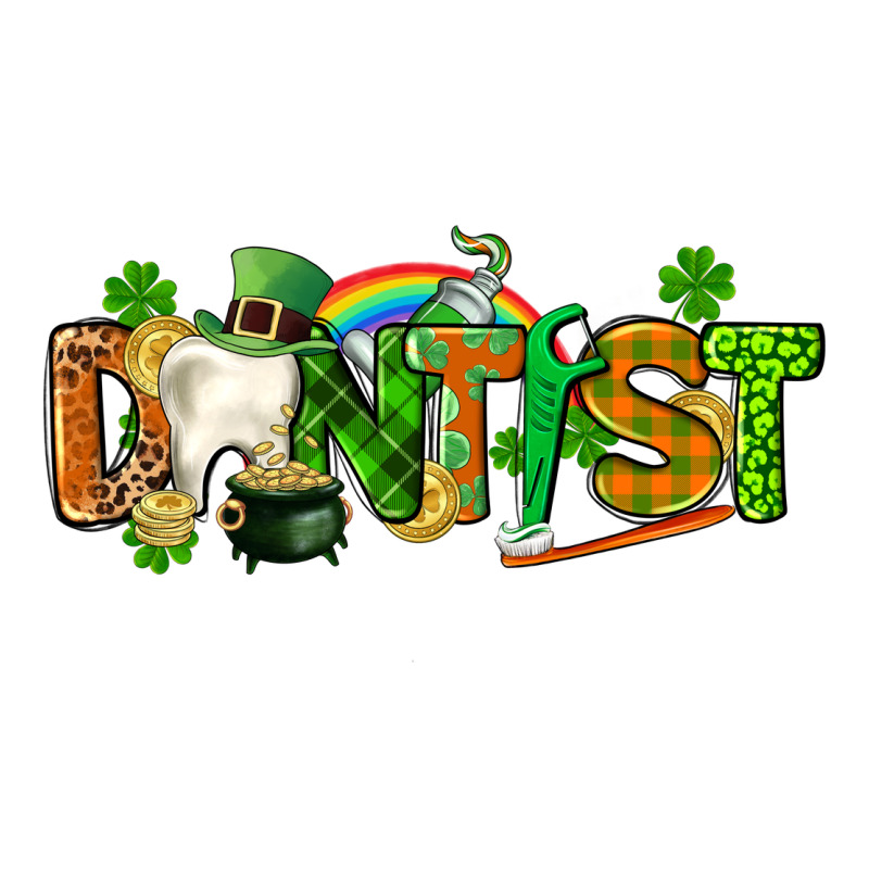 St. Patrick's Day Dentist Zipper Hoodie by CowGirlArtShop | Teevron
