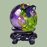Halloween Frog With Crystal Ball Urban Heavy Tee | Teevron
