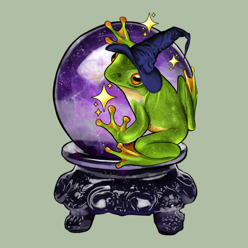 Halloween Frog With Crystal Ball Urban Heavy Tee by LillyAllenDesigns | Teevron