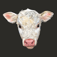 Charolais Calf Face Heavy Core Tee | Teevron
