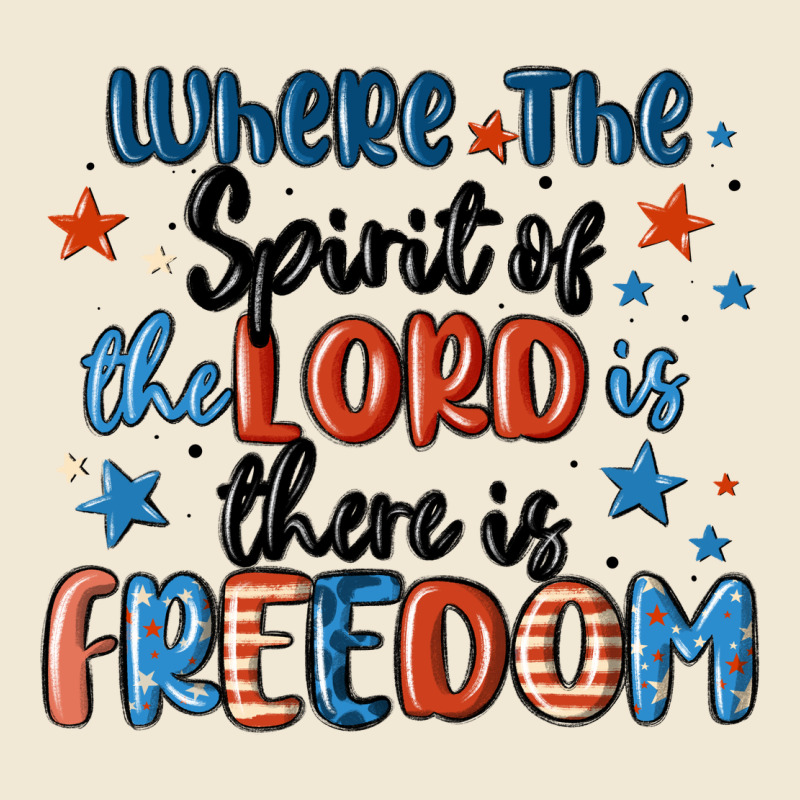 Where The Spirit Of The Lord Is There Is Freedom Ladies Tee by MaliasSmallBusiness | Teevron