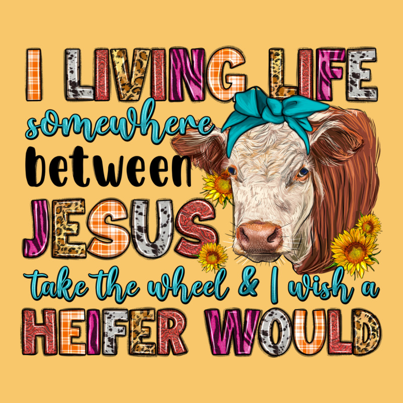 I Living Life Somewhere Between Jesus Take The Whe Vintage Hoodie by LillyAllenDesigns | Teevron