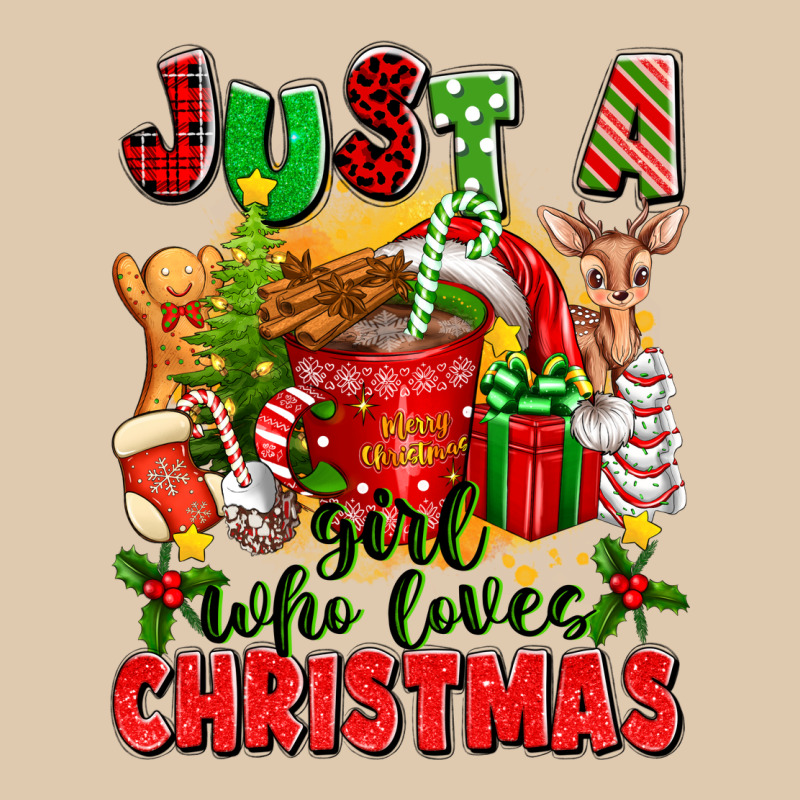 Just A Girl Who Loves Christmas Heavyweight Sweatshirt by texasbilliewilder | Teevron