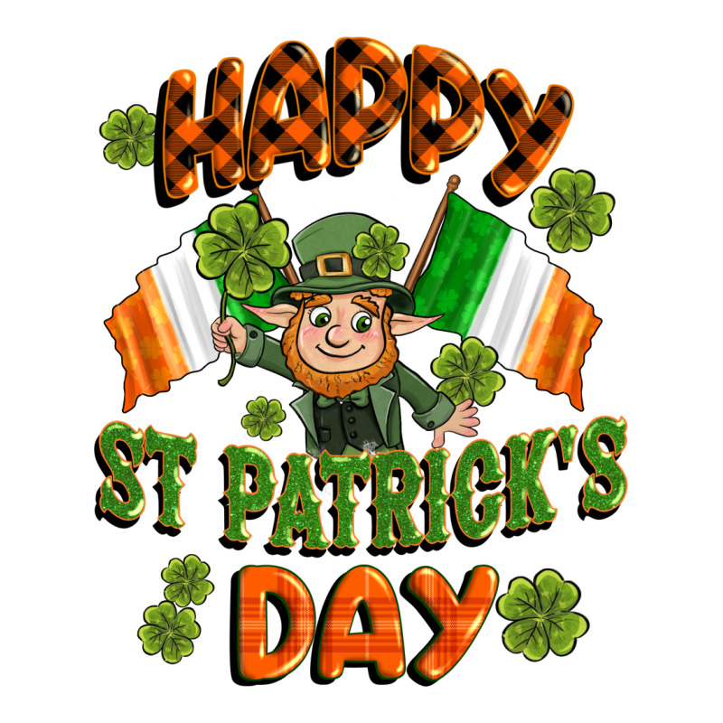 Happy St Patricks Day Zipper Hoodie by CowGirlArtShop | Teevron