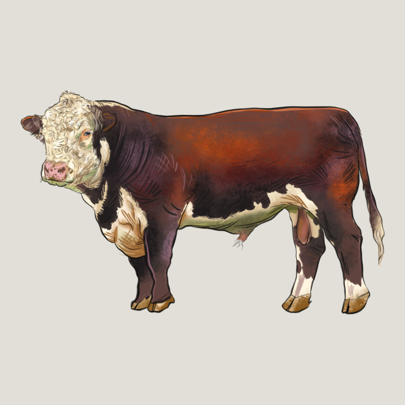 Hereford Bull Heavy Core Tee by LillyAllenDesigns | Teevron