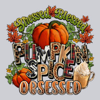 Stressed Blessed Pumpkin Spice Obsessed Fall Heavyweight Sweatshirt | Teevron