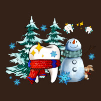 Dental Christmas Teeth And Winter With Snowman Heavy Core Tee | Teevron