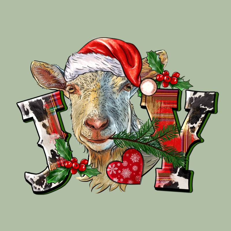 Joy Christmas Goat Urban Heavy Tee by LillyAllenDesigns | Teevron