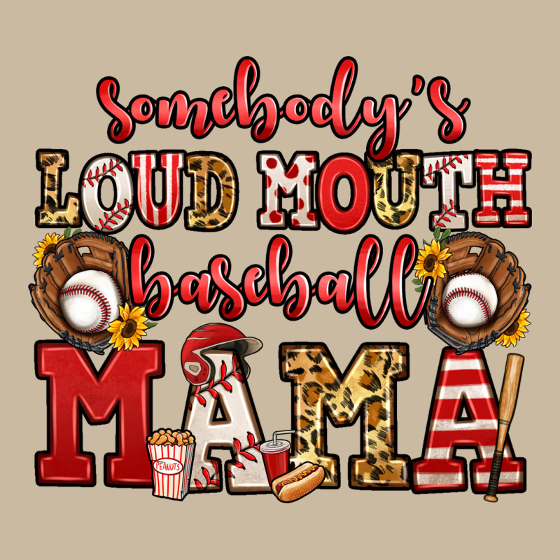 Somebody's Loud Mouth Baseball Mama Long Sleeve Tee by Jasminsmagicworld | Teevron