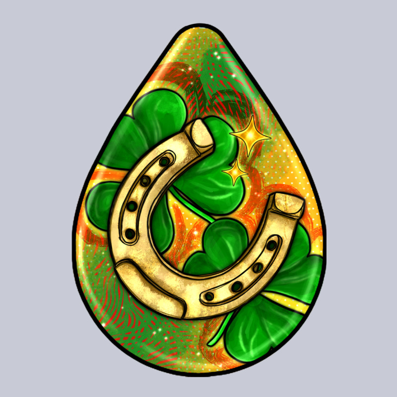 St.patrick's Teardrop Earrings Heavyweight Hoodie by FaDigitalArtStudio | Teevron