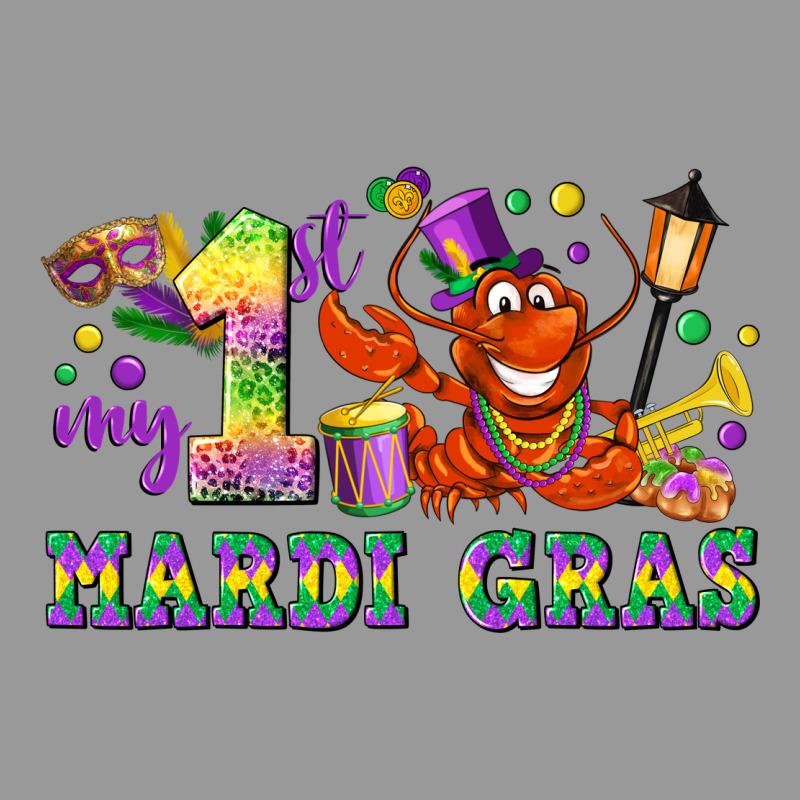 My First Mardi Gras Vintage Hoodie by LillyAllenDesigns | Teevron
