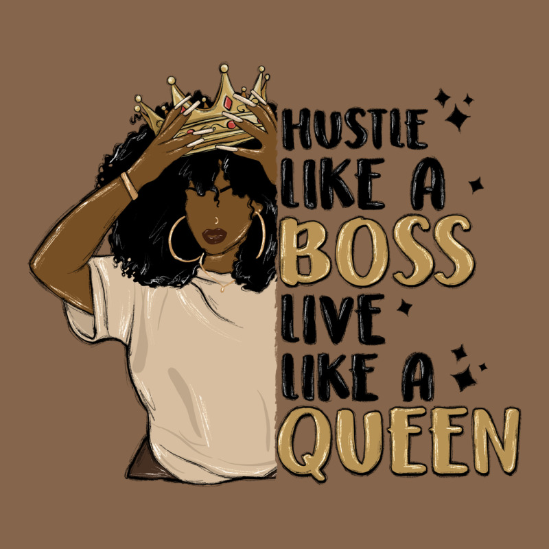 Hustle Like A Boss Live Like A Queen Premium Tee by MaliasSmallBusiness | Teevron