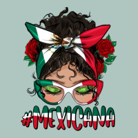 Mexicana Messy Bun Mama Premium Sweatshirt | Teevron