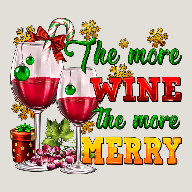 The More Wine The More Merry Heavy Core Tee by AdoDesignShop | Teevron