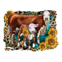 Hereford Cow and Hereford Calf With Leopard | Teevron