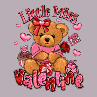 Little Miss Valentine Teddy Bear Vintage Tee | Teevron