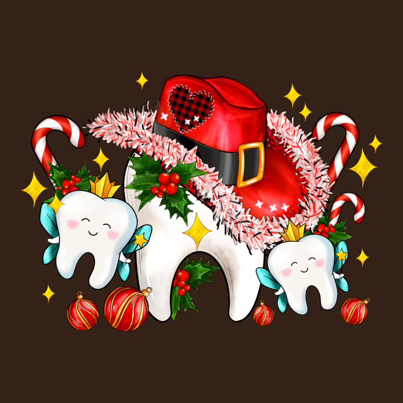 Dental Christmas Teeth And Candies Heavy Core Tee by AdoDesignShop | Teevron