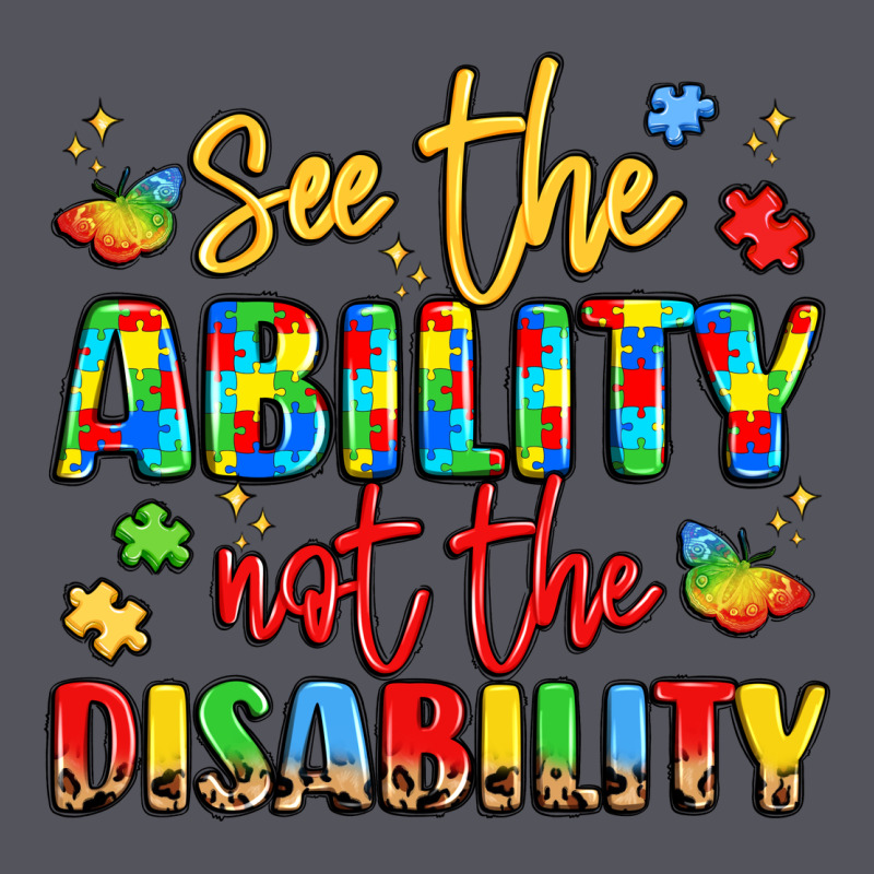 See The Ability Not The Disability Vintage Hoodie by LillyAllenDesigns | Teevron