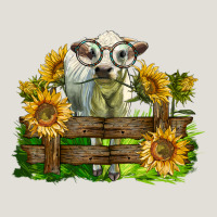 Charolais Heifer With Sunflowers Heavy Core Tee | Teevron