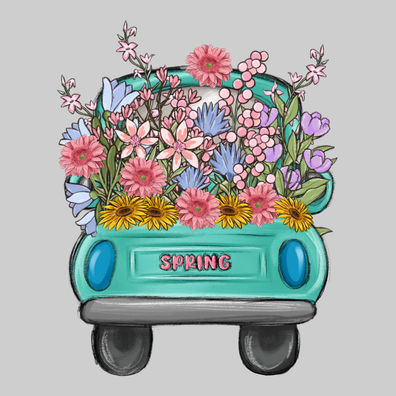 Truck With Flowers Malia Premium Tee by MaliasSmallBusiness | Teevron