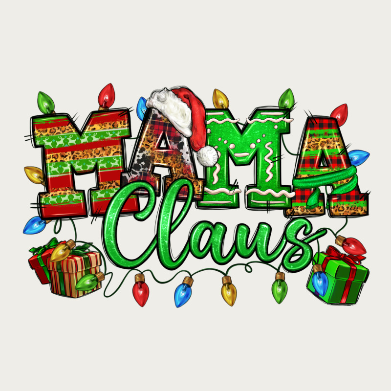 Mama Claus Christmas Lights And Gifts Mother's Day Zipper Hoodie by HowdyJamesFarm | Teevron