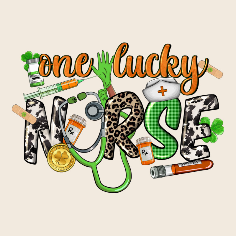 One Lucky Nurse St. Patrick's Day Zipper Hoodie by CowGirlArtShop | Teevron