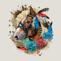 Haflinger Horse Floral Heavy Core Tee | Teevron