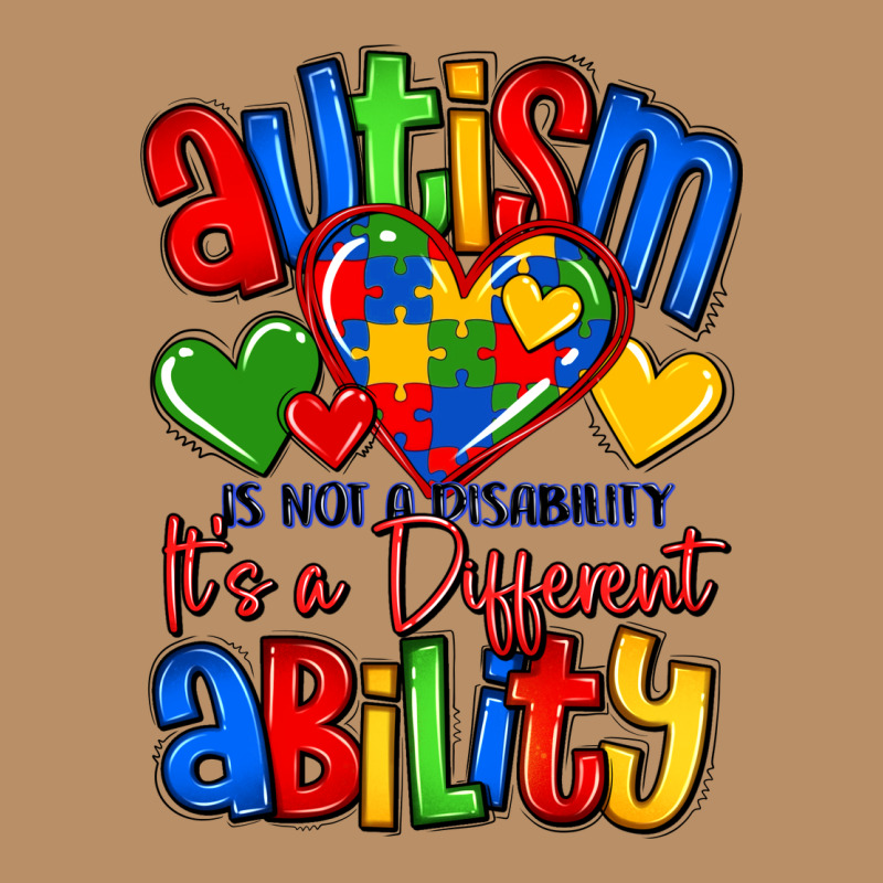 Autism Is Not A Disability It's A Different Abilit Vintage Hoodie by LillyAllenDesigns | Teevron