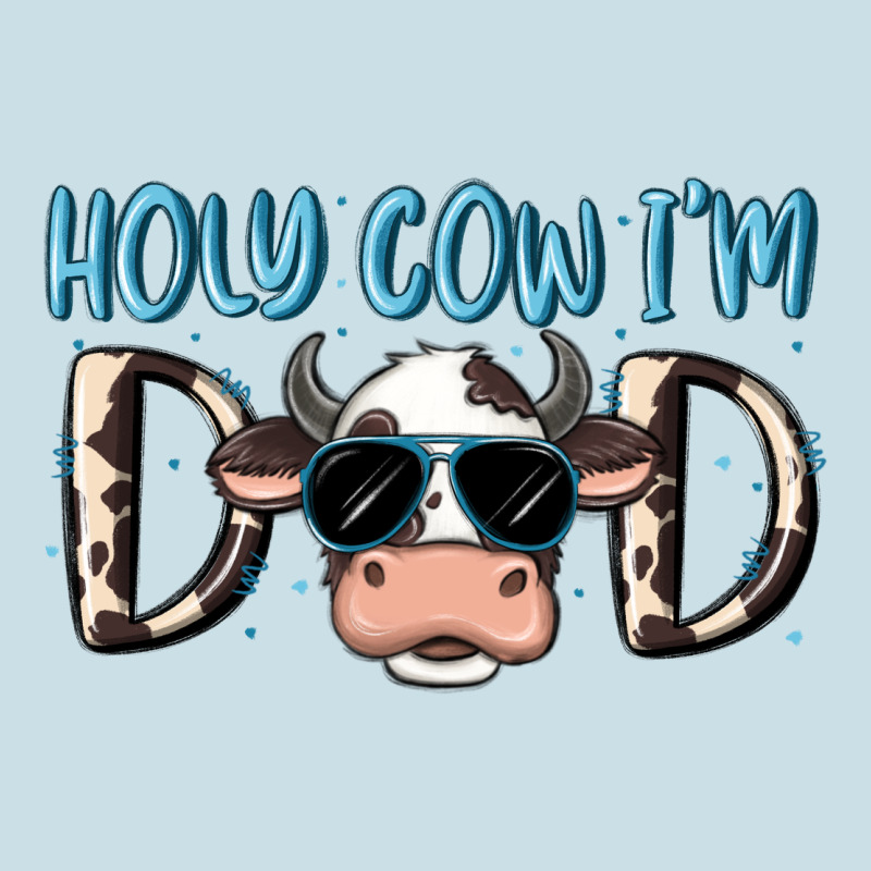 Holy Cow I'm Dad Ladies Tee by MaliasSmallBusiness | Teevron
