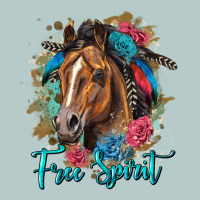 Free Spirit Quarter Horse Floral Heavy Core Tee | Teevron