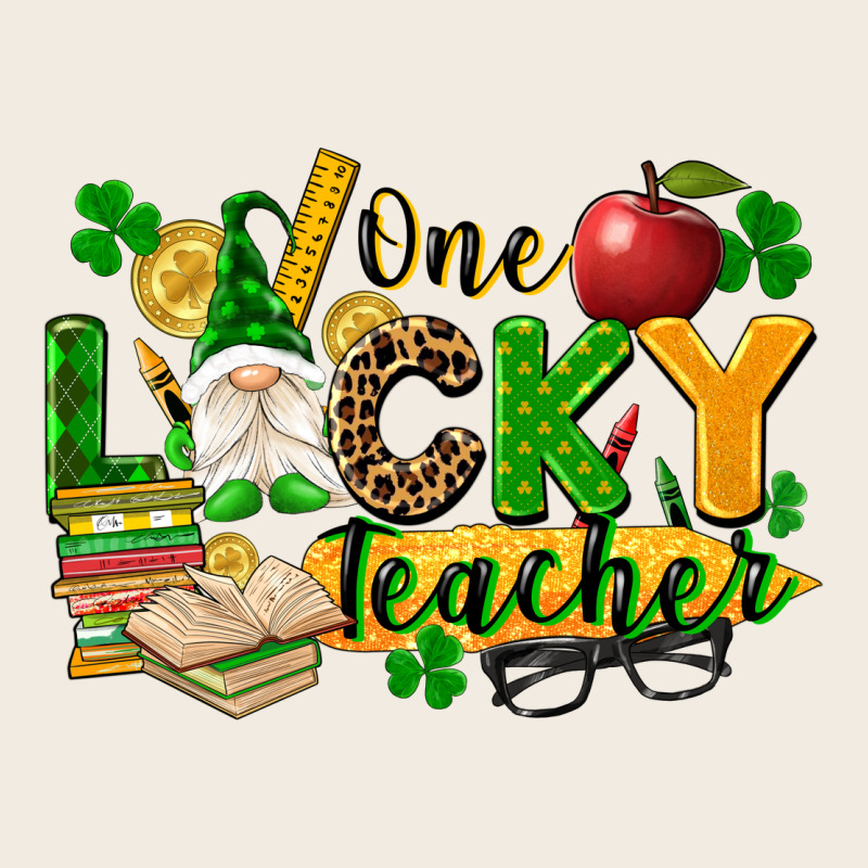 One Lucky Teacher Premium Sweatshirt by FaDigitalArtStudio | Teevron
